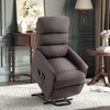 Fabric Power Lift Recliner Chair with Remote Control and Side Pockets - 2 of 4