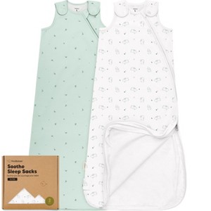 KeaBabies 2-Pack Sleep Sacks for Babies, Soothe Sleeping Sack Wearable Blanket, Infant, Toddler, Newborn Swaddle Sack - 1 of 4