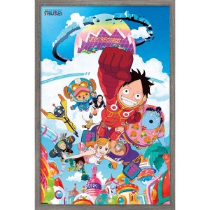 Trends International One Piece: Egghead Arc - Future Island Group Framed Wall Poster Prints - 1 of 4