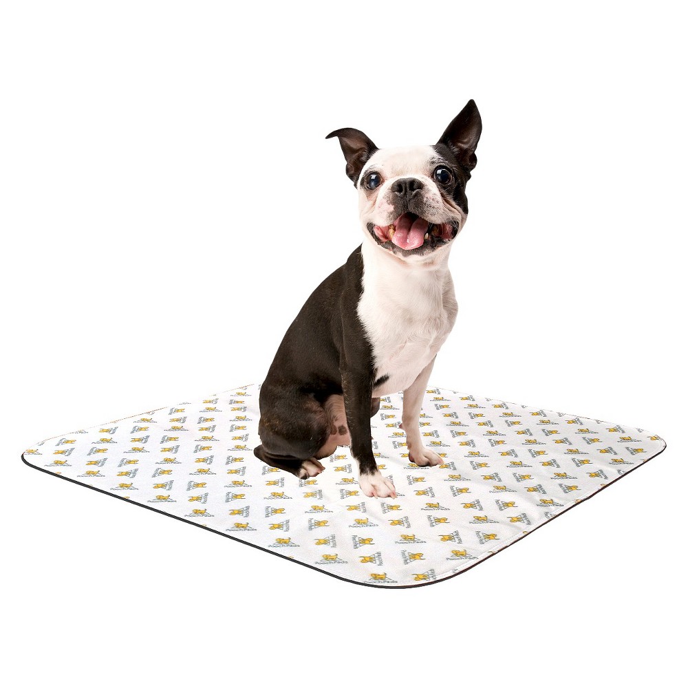 PoochPad Reusable Potty Pad for Dogs - White - S: Odor Control, Absorbs and Locks in Wetness, Unscented