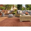 HomeStock Outdoor Washable Estero Orange & Ivory 7' X 9', Machine Woven with Printed Designs, Coastal Rug - 2 of 4