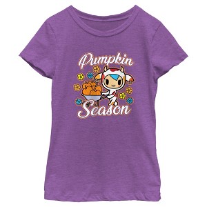 Girl's Tokidoki Pumpkin Season Mozzarella T-Shirt - 1 of 4