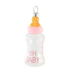 Cody Foster 3.5 Inch Welcome Baby Christmas Child Bottle Tree Ornaments - 1 of 3