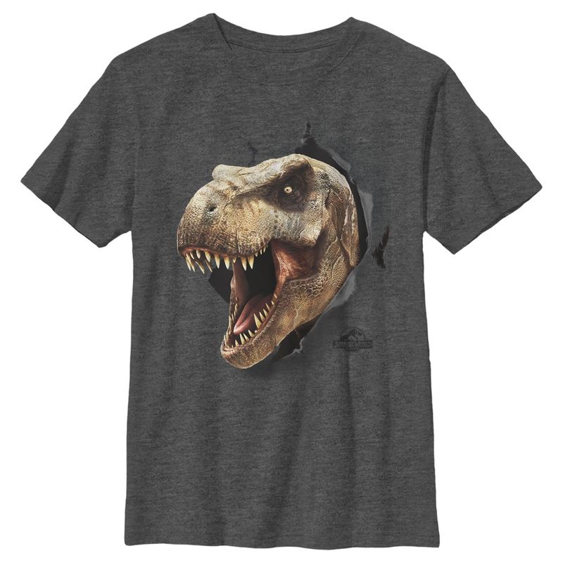 Boy's Jurassic World T. Rex Escape T-Shirt, 1 of 6
