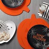Halloween Pumpkin Charger Placemat Orange - Hyde and EEK! Boutique™: Novelty Shape, Polyester, Spot Clean - 2 of 3