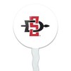 San Diego State University Primary Logo Cupcake Picks Toppers Decoration Set of 6 - 2 of 4