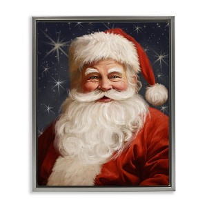 Stupell Industries Smiling Santa Claus Portrait, 17'' x 21'' - 1 of 4