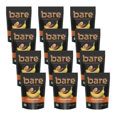 Bare Fruit Cinnamon Banana Chips - Case of 12/2.7 oz