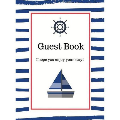 Nautical Guest Book Hardcover - by  Lulu and Bell