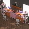 Ahealpus Computer Desk with Power Outlets and Fabric Drawers - 4 of 4