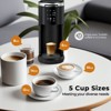 R.W.FLAME Single Serve Coffee Maker, Coffee Brewer for K-Cups Pods and Ground Coffee, Capsule Coffee Machine with 40 oz Water Tank, Black - 3 of 4