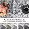 Washable Area Rug Vintage Distressed Rug,Thin Floor Carpet, Foldable Stain Resistant Rug, Faux Wool Rug for Kitchen, Bedroom, Living Room - 4 of 4