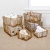 happimess Sutton Modern Glam Handmade Wire Metal Nesting Storage Baskets - 2 of 4