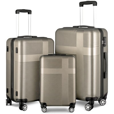 Luggage Sets, 3 Piece Luggage Expandable Suitcase Set, Carry Hardshell 4-Wheel Spinner Luggage w/TSA Lock, Clearance Suitcase Sets (20"/24"/28")