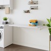 Laundry Room Folding Table. Wall Mounted for Small Spaces. Fold Down Desk - 2 of 4