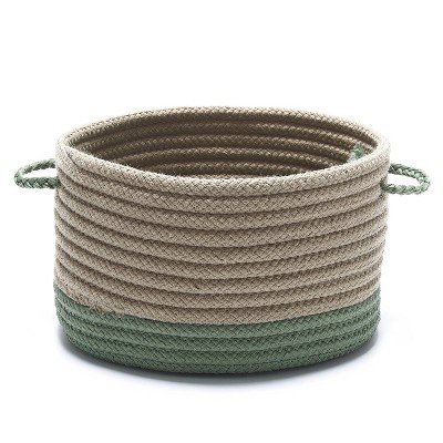 Colonial Mills Marina Baskets IN61 Moss Green Neutral 15"x15"x18" - Area Rug