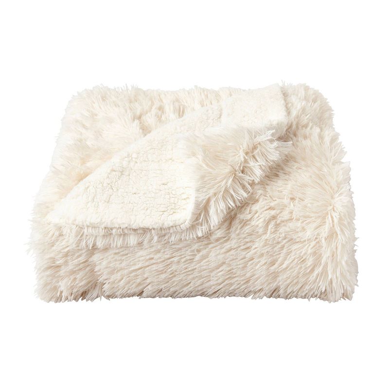 60"x70" Faux Fur Throw Blanket - Yorkshire Home, 1 of 5