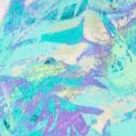 waterfall wax print