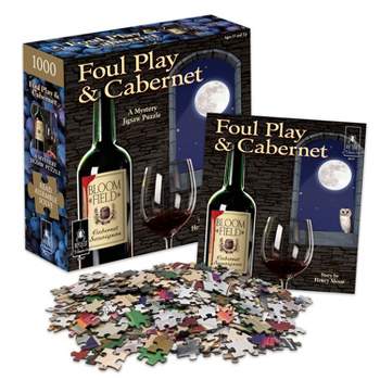 Bepuzzled Classic Mystery: Foul Play & Cabernet Jigsaw Puzzle - 1000pc