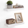 SONGMICS Floating Wall Shelf 15.7 Inches - Set of 2 - Easy Installation - 2 of 4