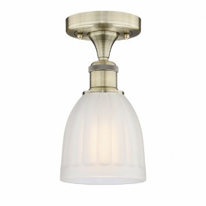 Brookfield - 1 Light Semi-Flush Mount In Industrial Style-9.75 Inches Tall and 5.75 Inches Wide - 1 of 1
