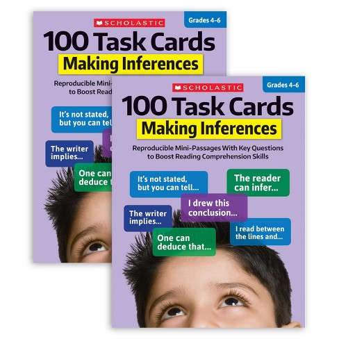 Scholastic Teaching Solutions 100 Task Cards: Making Inferences ...