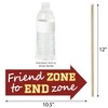 Big Dot of Happiness Funny In My Football Era - Red and Gold Sports Party Photo Booth Props Kit - 10 Piece - 3 of 4