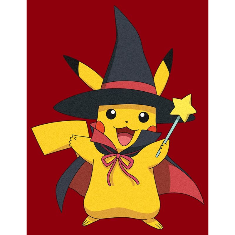 Men's Pokemon Halloween Pikachu Witch Costume T-Shirt, 2 of 6