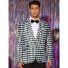 Lars Amadeus Men's Slim Fit Lightweight Formal Argyle Plaid Sports Coat - 2 of 4
