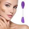 Unique Bargains Soft Knife-shaped Facial Mask Brush 2 Pcs - 2 of 4