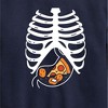 Boys' - Instant Message - Pizza Nuggets Skeleton Graphic Long Sleeve Fleece Sweatshirt - 2 of 4