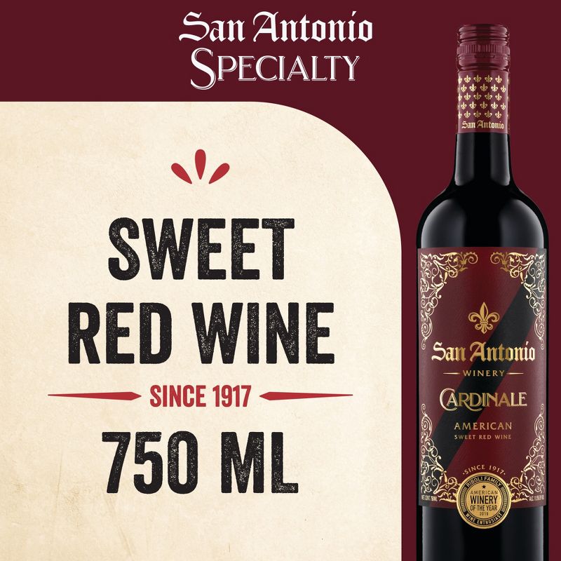 San Antonio Cardinale Sweet Red Wine - 750ml Bottle, 2 of 10