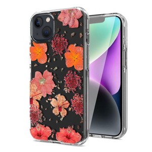 Reiko Pressed dried flower Design Phone case For iPhone 14 Plus - 1 of 4