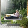 VINGLI 4 FT Outdoor Porch Swing, Heavy Duty 880 LBS Patio Hanging Swing Bench with Chains for Yard, Garden - 3 of 4