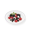 Smarty Had A Party 12 oz. White with Silver Edge Rim Plastic Soup Bowls (120 Bowls) - image 2 of 4