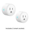 Possini Euro Design Trixie Modern Wall Lamps Set of 2 Smart Sockets Brushed Nickel Plug-In 12" Fixture Rectangular Shades for Bedroom - 4 of 4