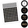 Big Dot of Happiness New Year's Eve - Gold - Round Candy 2025 New Years Eve Sticker Favors - Labels Fits Small Round Chocolate (1 sheet of 108) - 2 of 4