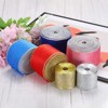 Unique Bargains Christmas Easy to Shape Bouquets DIY Crafts Glitter Ribbons - 4 of 4