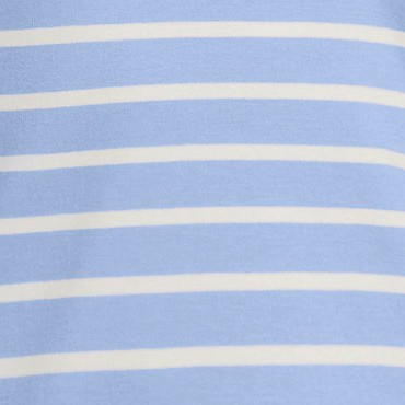 periwinkle/ivory breton stripe