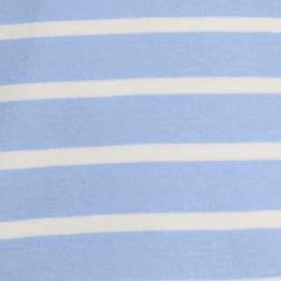 periwinkle/ivory breton stripe