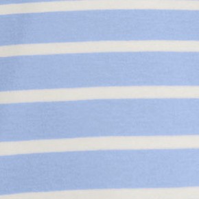 periwinkle/ivory breton stripe