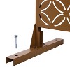 CAVINAS Matrix Metal Decorative Patio Screens, Outdoor & Indoor, Freestanding Decorative Privacy Screen for Deck Balcony Patio - 4 of 4
