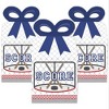 Big Dot of Happiness Shoots & Scores! - Hockey - Square Favor Gift Boxes - Baby Shower or Birthday Party Bow Boxes - Set of 12 - 2 of 4