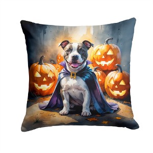 Tramull Halloween Throw Pillow, Machine Washable Indoor Outdoor Decorative Pillow for Couch & Patio - 1 of 4