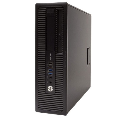 HP ProDesk 600G1 Desktop Computer | Dual Core Intel i3 (3.1) | 8GB DDR3 RAM | 500GB SSD Solid State | Win 10 Pro | Manufacturer Refurbished