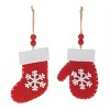 Mitten & Stocking Ornaments – Set of 12 - 3 of 3