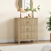 GustoWave Dresser for Bedroom with 3 Drawers, 28" Wide Modern Chest of Drawers with Metal Handle,Wood Drawer Organizer for Bedroom, Living Room - 2 of 4