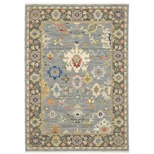 Oriental Weavers Lucca 846D1 Blue/ Multi Indoor Area Rug - 5'3" x 7'6" - 1 of 4