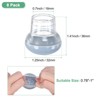 Unique Bargains Silicone Round Chair Leg Caps Floor Protectors 8 Pcs - 2 of 4