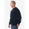 KingSize Men's Big & Tall Tall Wicking Fleece Crewneck - 4 of 4